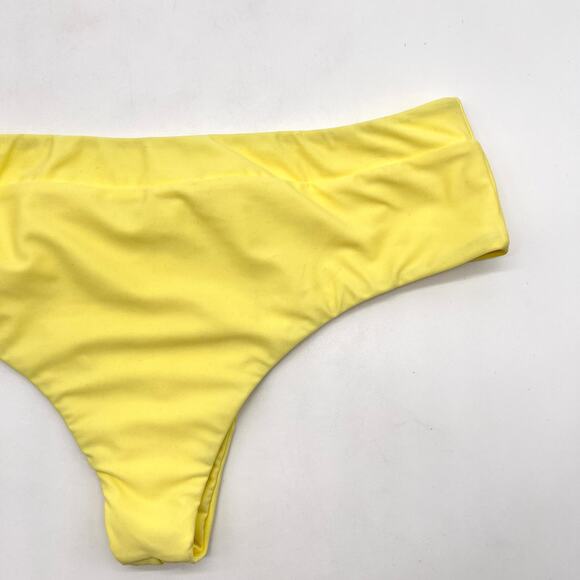 FREE PEOPLE MOVEMENT ABYSSE Swim Malia Surf Bottom Womens Medium Yellow NEW - Picture 8 of 14